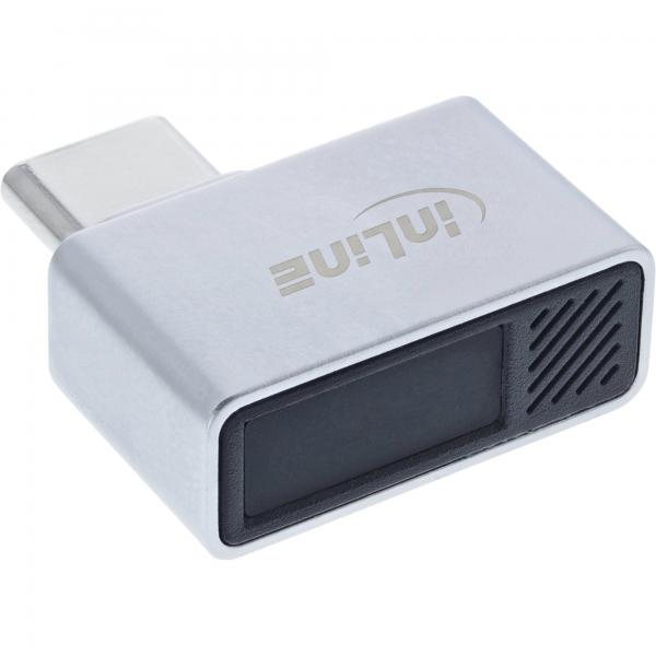 Scanner Per Impronte Digitali Inline UsB-C - Compatibile Con Windows Hello