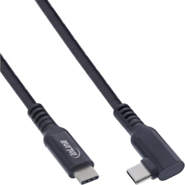 Cavo Inline Usb 3.2 Gen.1, UsB-C Maschio/maschio Angolato Per Vr, Nero, 5m, 5 M, Usb C, Usb C, Usb 3.2 Gen 1 (3.1 Gen 1), 5 Gbit/s, Nero