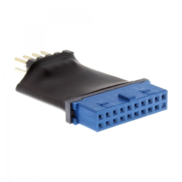 Inline Usb 3.0 Zu 2.0 Adapter Intern - Usb 3.0 19pin Auf Usb 2.0 Pfostenstecker