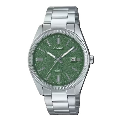 Casio Collection Mod. Date - Forest Green, Matte Dial