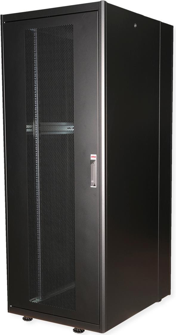 Roline 19 Zoll Serverschrank Basic 42 He 800x1000 Bxt Perforiert Schwarz (26.21.0215)