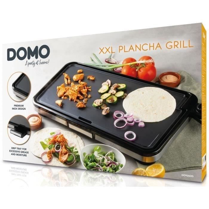 Griglia Plancha - Domo - Do9263g - Superficie Xxl 55 X 30,5 cm - Image 5