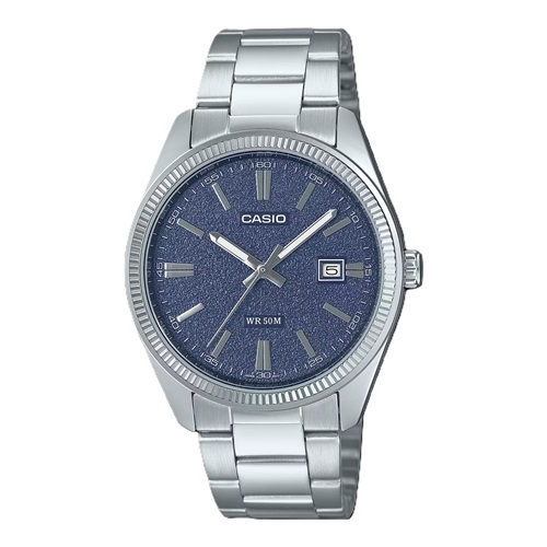 Casio Collection Mod. Date - Blue, Matte Dial
