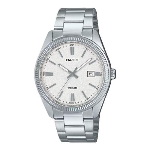 Casio Collection Mod. Date - White, Matte Dial