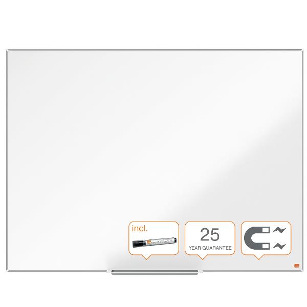 Nobo Impression Pro Lavagna 1179 X 871 Mm Smaltato Magnetico (nobo 1915396 Impression Pro 1200x900mm Enamel Magnetic Whiteboard)