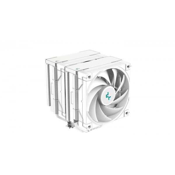 Deepcool Ak620 Wh Processore Raffreddatore D'aria 12 Cm Bianco 1 Pz (deepcool Ak620 Wh Fan Cpu Cooler, Universal Socket, Dual Powerful 120mm Fdb Pwm