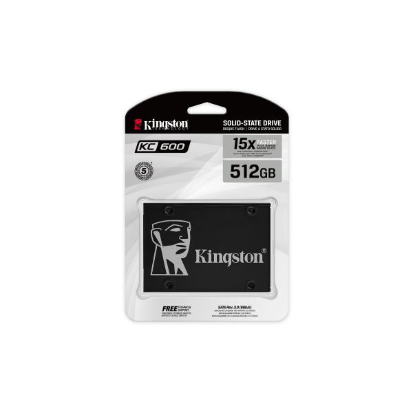 Kingston Technology Drive Ssd Kc600 Sata3 2,5 512g (kingston 512gb Kc600 Ssd, 2.5, Sata3, 3d Tlc Nand, R/w 550/520 Mb/s, 7mm) - Image 4