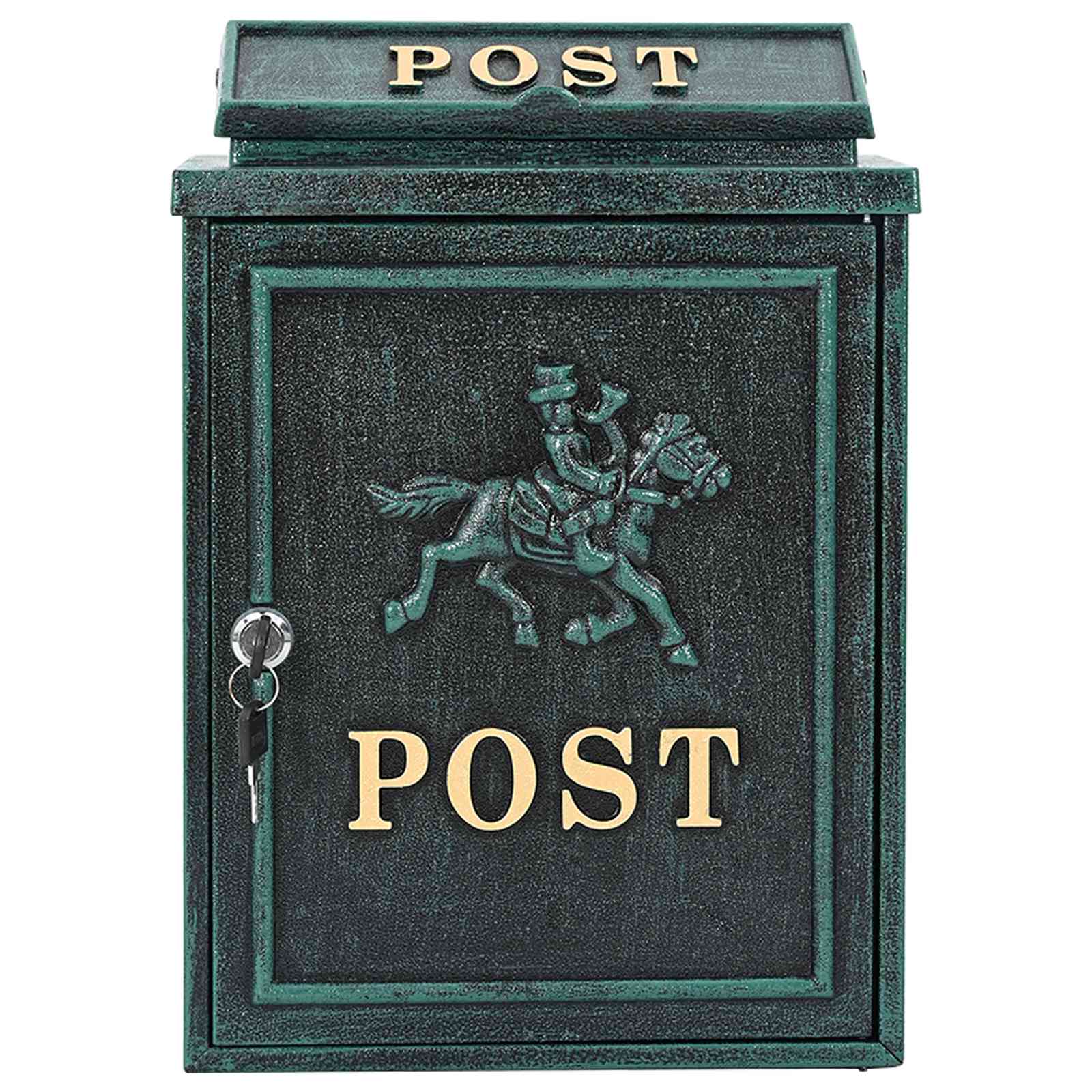 Cassetta Postale Da Muro Con Porta Verde 29 X 13 X 41 cm - Image 6