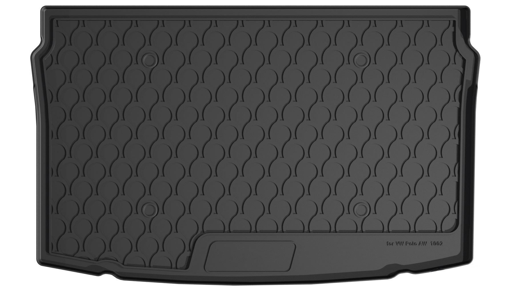 Vasca Baule Su Misura In Gomma Sintetica - Compatibile Per  Volkswagen Polo 5p (10/17>)