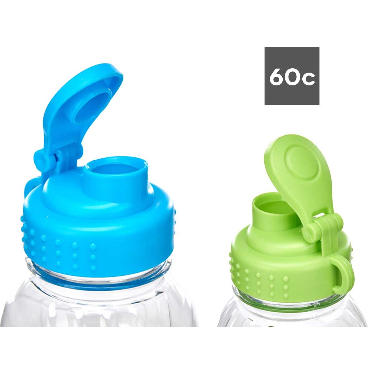 Borraccia Leknes Azzurro Verde Polipropilene Polietilentereftalato (pet) 600 Ml (6 Unità) - Image 5