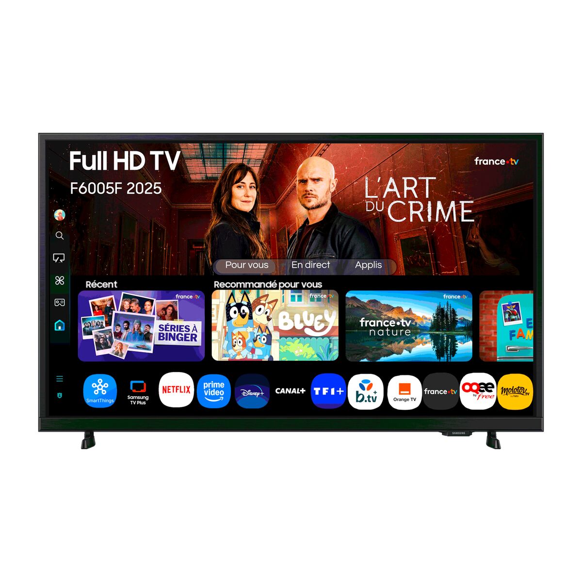 Smart Tv Samsung Tu32f6005fkxxc 32" Full Hd 4k Ultra Hd Led Hdr Hdr10+