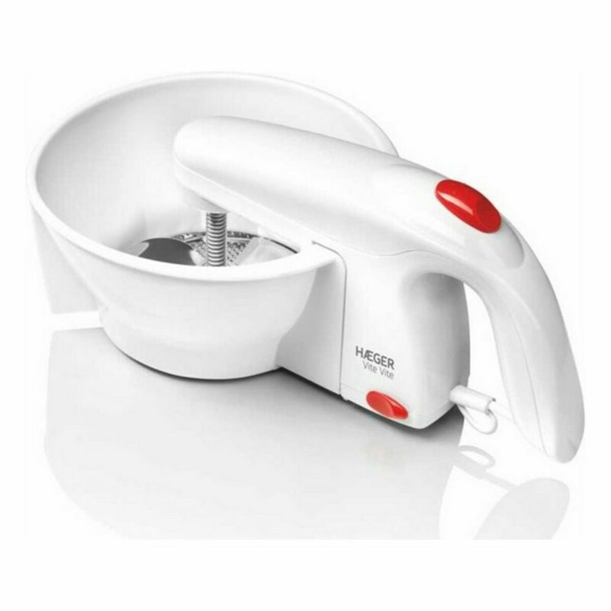 Passatutto Haeger VM-25w.001a Bianco Acciaio Inossidabile Plastica