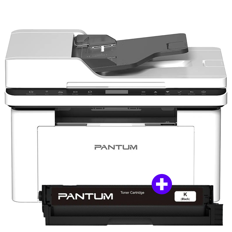 (bundle) Pantum Bm2300aw - Stampante Multifunzione Laser Monocromatica A4 - WI-Fi - Adf 22ppm + Toner Originale PL-A2310h