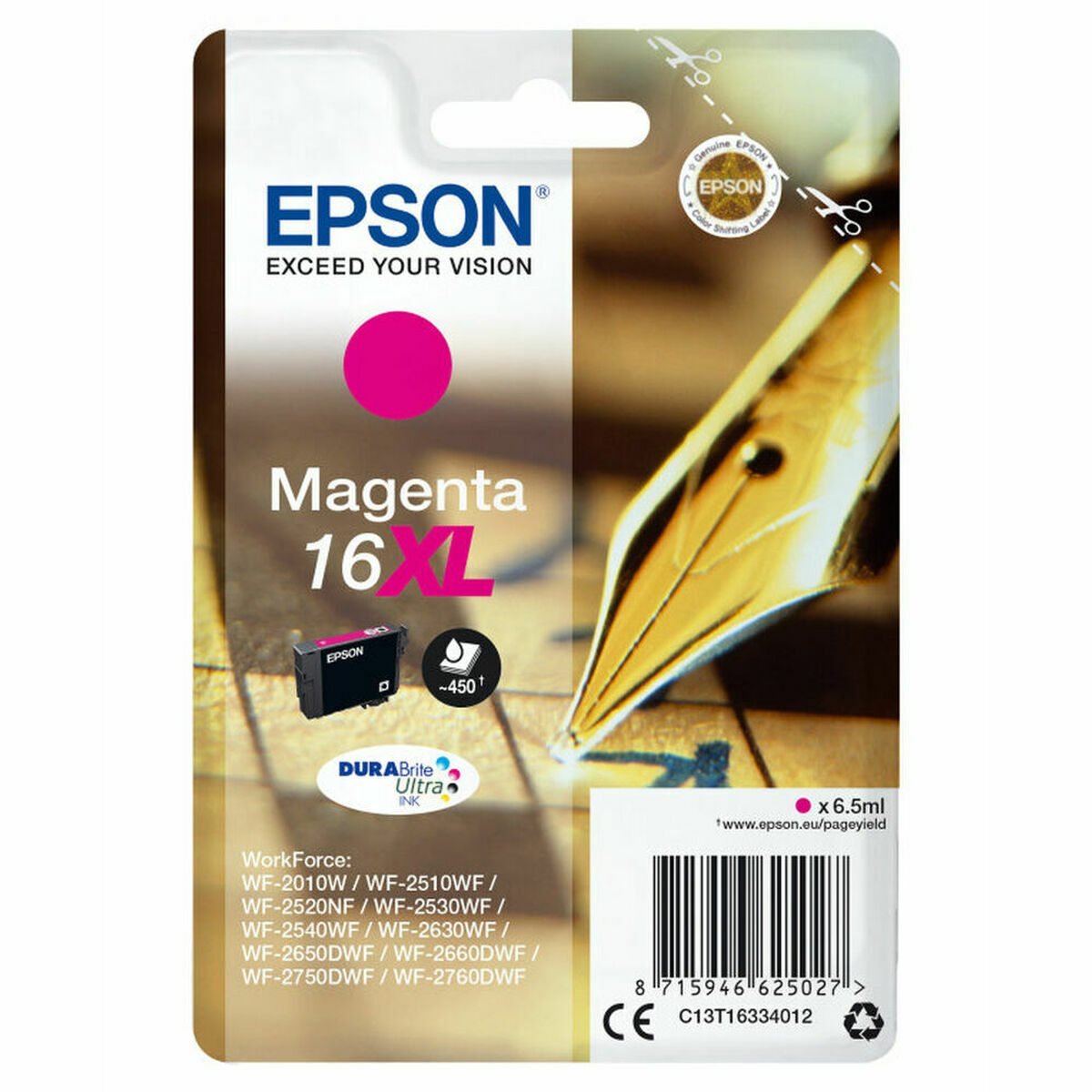 Cartuccia D'inchiostro Compatibile Epson C13t16334012 Grigio Magenta