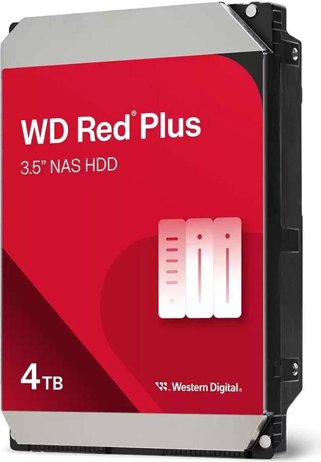 Western Digital Hdd Red Plus 4tb 3.5 Sata 128mb (wd40efzz)