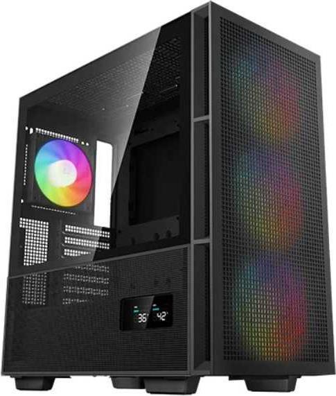 Deepcool Ch560 Digital. Formfaktor: Midi Tower, Typ: Pc, Produktfarbe: Schwarz. Platzierung Der Stromversorgung: Boden, Unterstützte Stromversorgungs