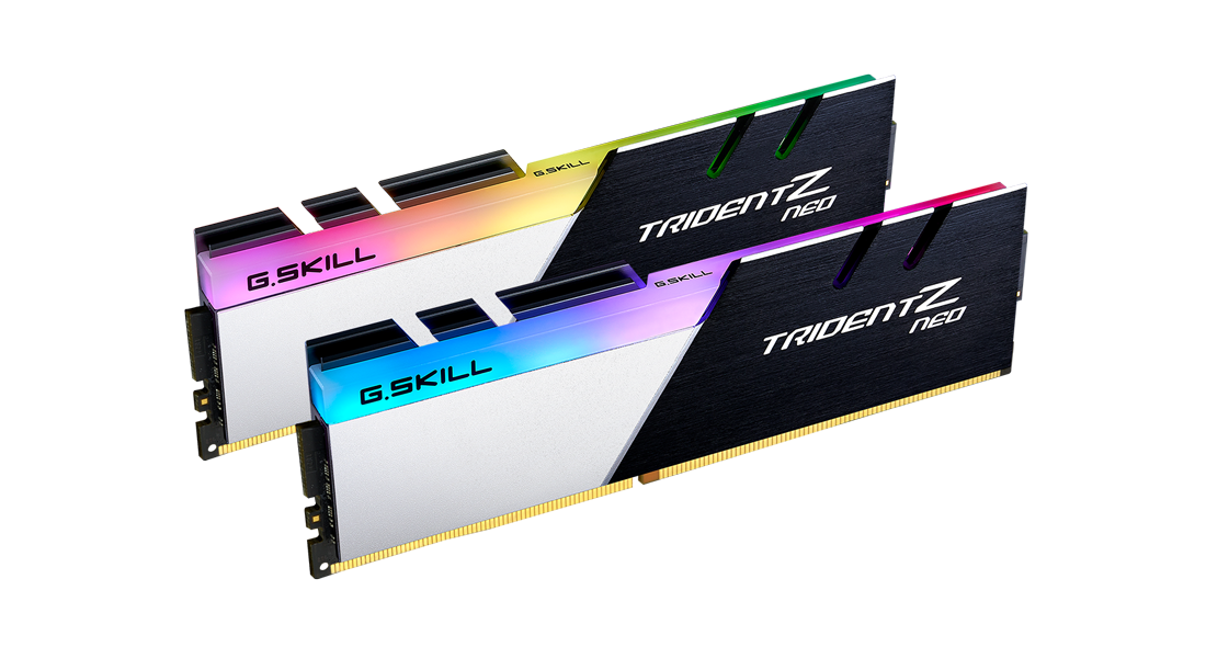 G.skill Tridentz Neo Series - Ddr4 - 16 Gb: 2 X 8 Gb - Dimm 288-Pin - 3600 Mhz / Pc4-28800 - Cl16 - 1.35 V - Ungepuffert - NoN-Ecc - Brushed Black, G