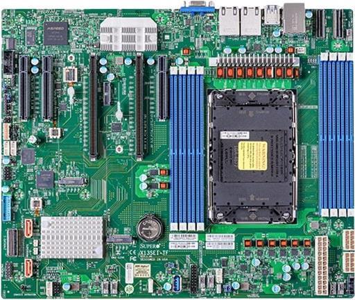 Super Micro Supermicro X13seI-Tf - Motherboard - Atx - Lga4677 SockeT-E - Intel C741 Chipsatz - Usb 3,2 Gen 1 - 2 X 10 Gigabit Lan - OnboarD-Grafik (