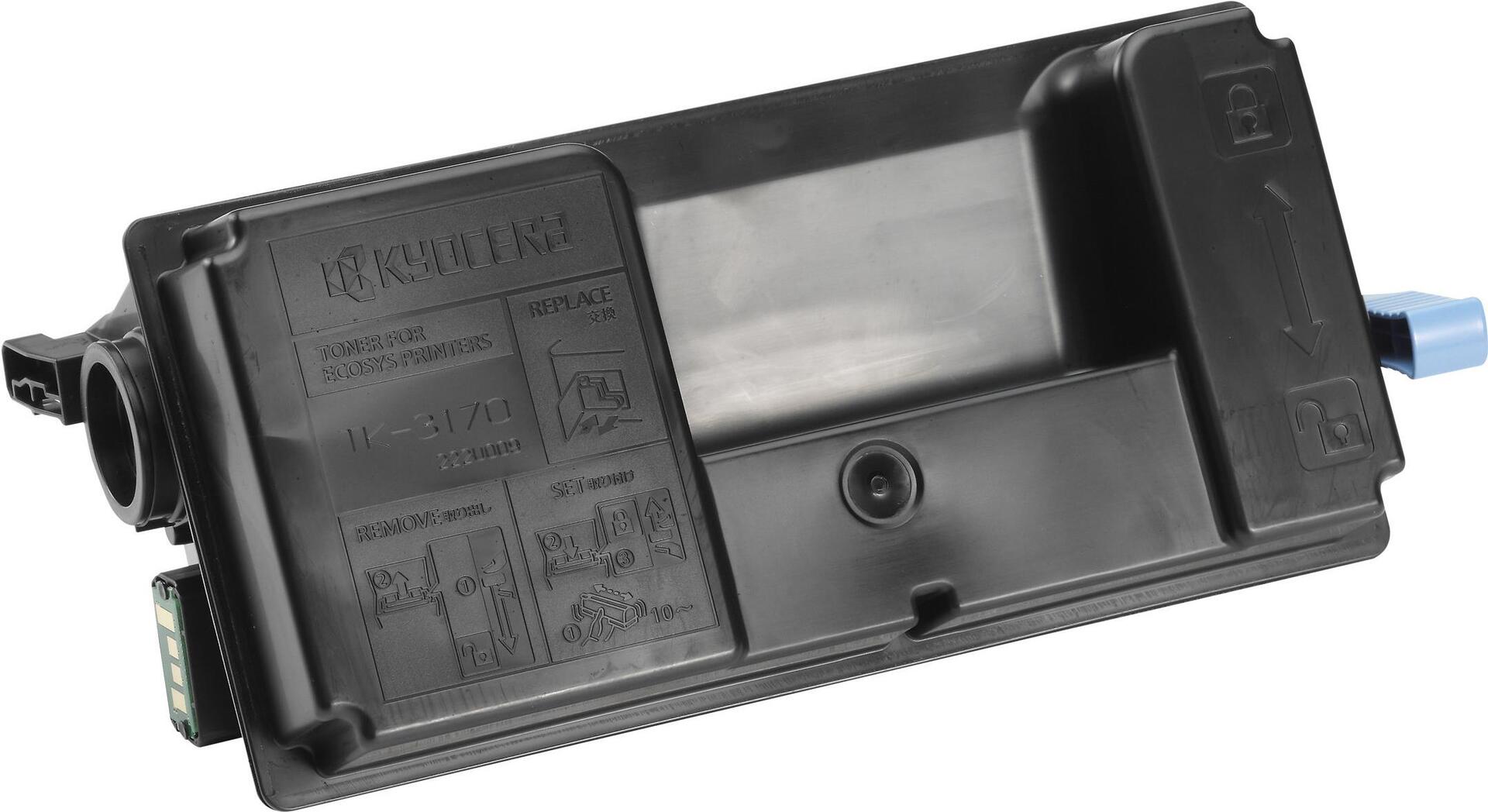 Kyocera Tk 3170 - Schwarz - Original - Tonerpatrone - Für Ecosys P3050dn, P3055dn, P3060dn (1t02t80nlc)