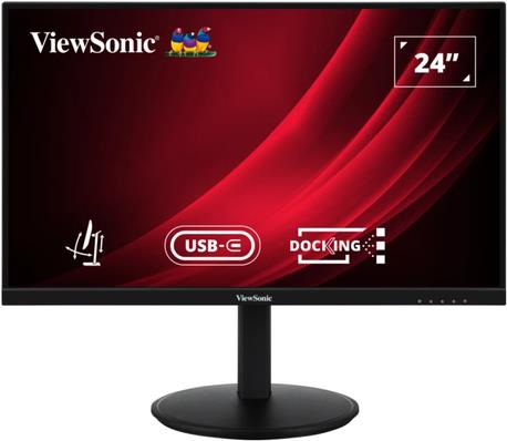 Viewsonic Vg2409U-2 60,96cm 24zoll Fhd Led 100hz 300cd/m2 5ms Hdmi Dp UsB-C 65w Daisychain 2x2.5w Speakers [energieklasse E] (vg2409U-2)