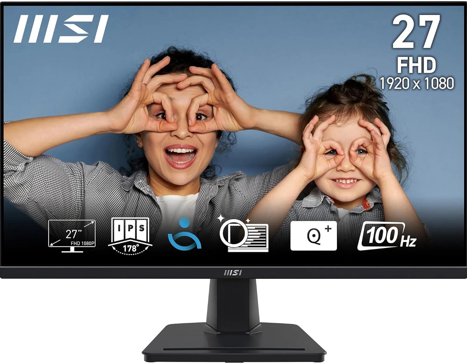 Msi Pro Mp275pgde E14 27" - Flachbildschirm (tft/lcd) - 68,6 Cm  1920 X 1080 Ips Panel, 100 Hz, Augenfreundlicher Bildschirm, Integrierte Lautspreche