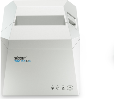 Star Tsp100iv, 8 Punkte/mm (203dpi), Cutter, Usb, Ethernet, Kit (usb), Weiß Bondrucker, Thermodirekt, 8 Punkte/mm (203dpi), Medienbreite (max): 80mm,