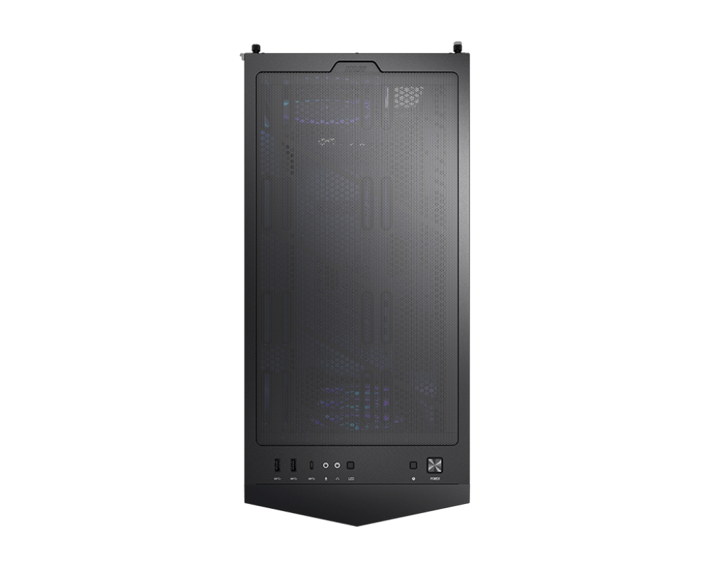Msi Mpg Gungnir 300r Airflow - Mid Tower - E-Atx - Seitenteil Mit Fenster (gehärtetes Glas) - Keine Spannungsversorgung (atx) - Schwarz - Usb/audio (