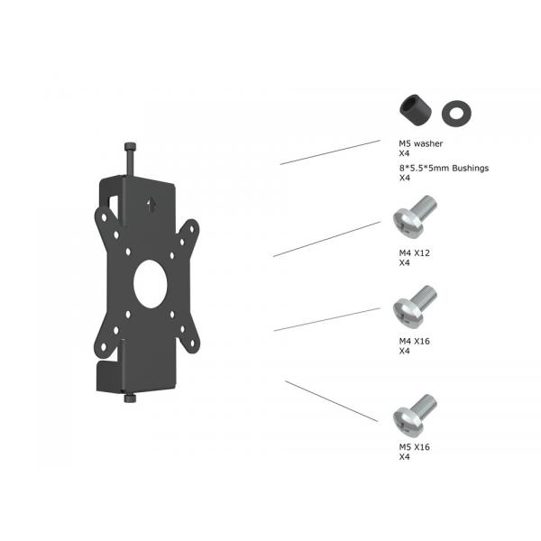 Multibrackets 6300 Accessorio Per Il Montaggio Del Monitor (multibrackets M Pro Komponenter Til Mo) - Image 4