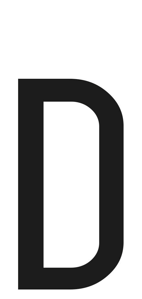 SpelL-It, Caratteri Alfanumerici Adesivi 60x30 Mm - D