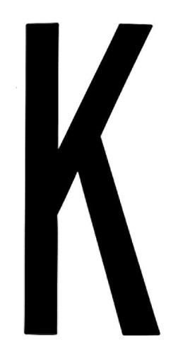 SpelL-It, Caratteri Alfanumerici Adesivi 80x35 Mm - K