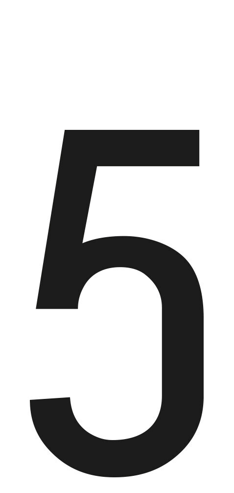 SpelL-It, Caratteri Alfanumerici Adesivi 60x30 Mm - 5