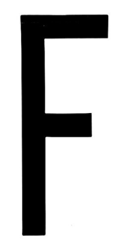 SpelL-It, Caratteri Alfanumerici Adesivi 80x35 Mm - F