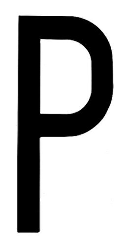 SpelL-It, Caratteri Alfanumerici Adesivi 80x35 Mm - P