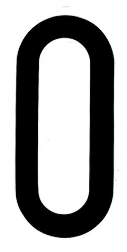 SpelL-It, Caratteri Alfanumerici Adesivi 80x35 Mm - O