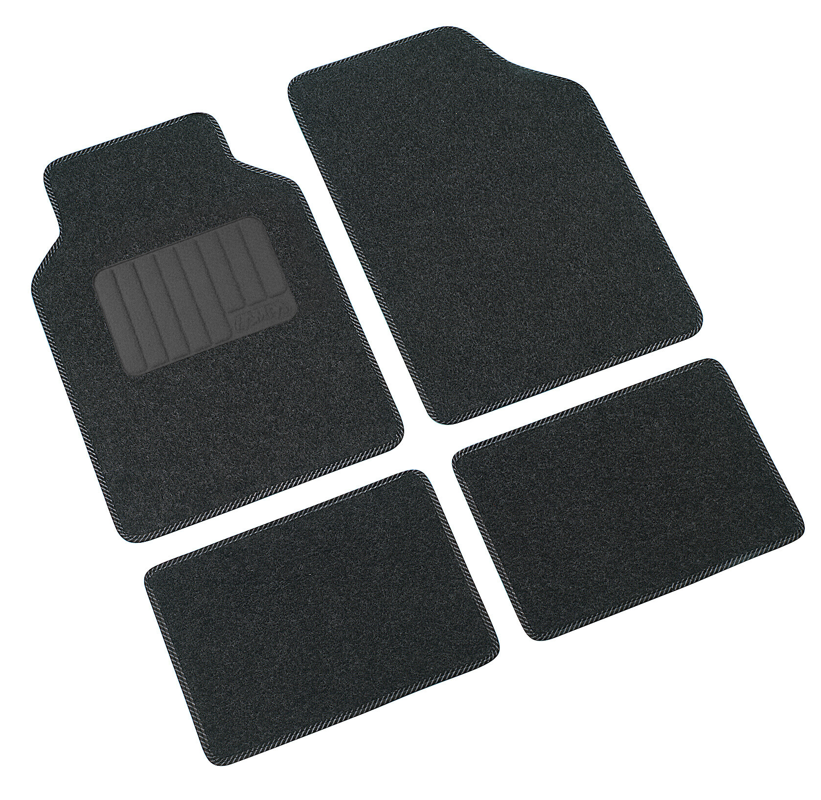 Supra, Serie Tappeti 4 Pezzi - C - Antracite