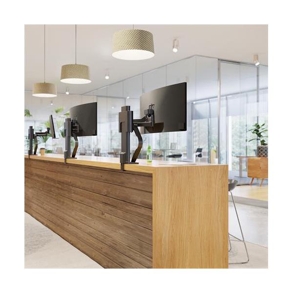 Ergotron Trace - Kit Di Montaggio (perno, Base, Distanziale Vesa, Colonna Di Sollevamento, Braccio Di Estensione, Morsetto Da Tavolo In 2 Parti) - te - Image 4