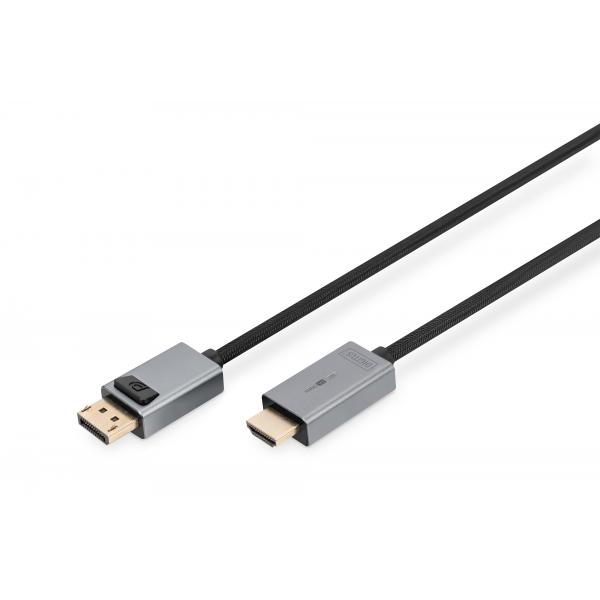 Cavo Adattatore Displayport 4k Digitus, Dp - Hdmi Tipo A