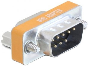 Adattatore Null Modem Delock - Da DB-9 (m) A DB-9 (w)