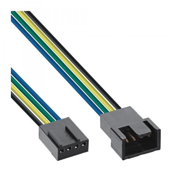 Prolunga Cavo Ventola Inline Pwm - Spina/presa Molex A 4 Pin - 0,70 M