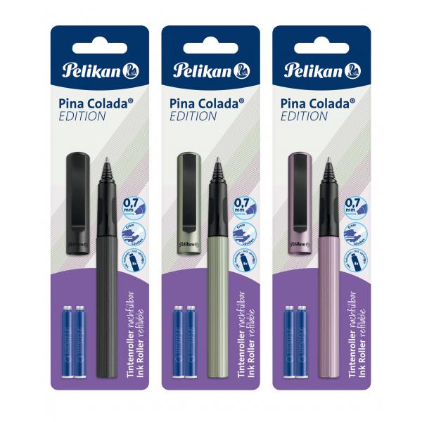 Pelikan Pina Colada Edition, Stick Pen, Gemischte Farben, Blau, 0,7 Mm, Fein, Beidhändig