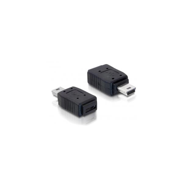 Adattatore Usb Delock - MinI-Usb, Tipo B (m) A MicrO-Usb Tipo B (w)