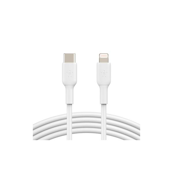 Belkin Boostcharge - LightninG-Kabel - 24 Pin UsB-C Männlich Zu Lightning Männlich - 1 M - Weiß - UsB-Stromversorgung (18 w)