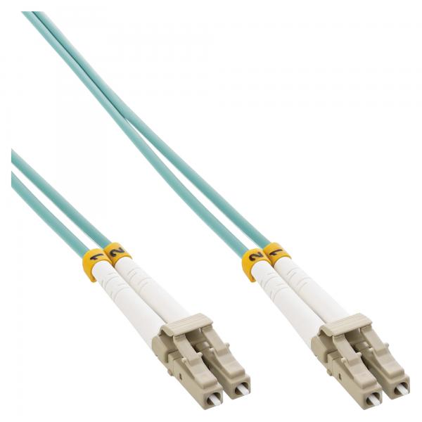 Cavo Duplex In Fibra Ottica Inline - Lc/lc - 50/125 µm - Om3 - 2 M