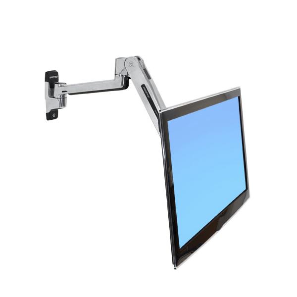 Ergotron Lx - Befestigungskit (steH-SitZ-Arm, Verlängerung, Basis, VesA-Adapter) - Für LcD-Display - Kapazität 3,2 - 11,3 Kg - Polished Aluminum - bi - Image 3