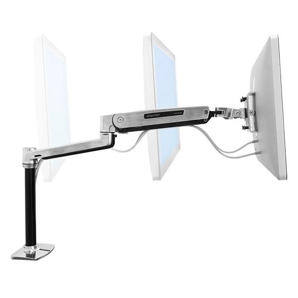 Ergotron Lx Hd SiT-Stand - Befestigungskit (gelenkarm, Stange, VesA-Adapter, TiscH-Klemme, Befestigung Für Kabeldurchgang) - Image 3