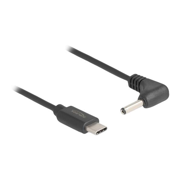 Cavo Di Alimentazione Delock: Da UsB-C A 24 Pin (m) A Spina Cc 3,5 X 1,35 Mm (m)