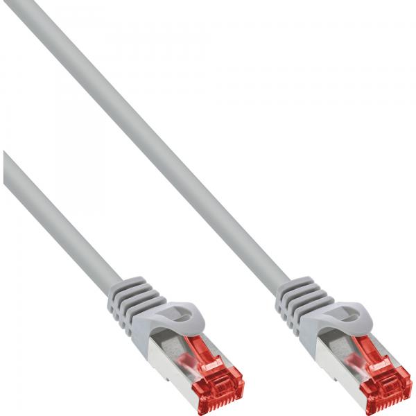 Cavo Patch Inline - S/ftp (pimf) - Cat.6 - Senza Alogeni - Rame - Grigio - 10 M