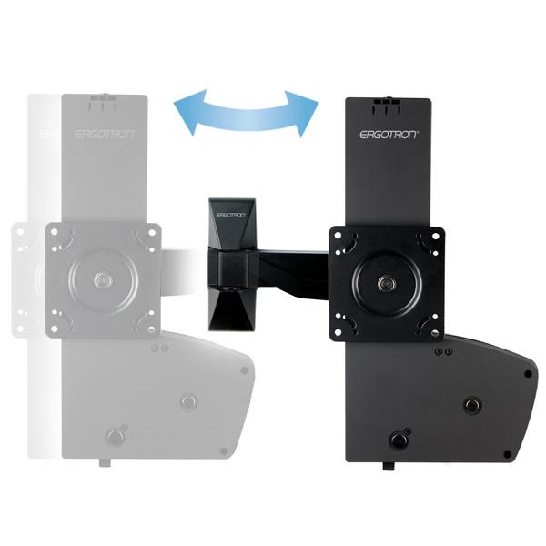 Ergotron Befestigungskit (vesA-Adapter, LifT-Element, Voll Beweglicher Arm) - Konstante Krafttechnologie - Für LcD-Display - Gleitschiene, Für Leicht - Image 3