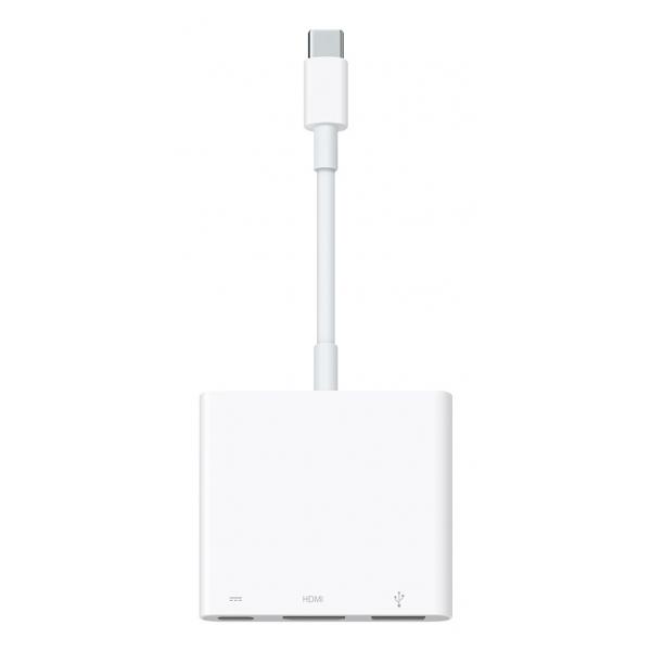 Adattatore Video Apple: Da UsB-C Maschio A 24 Pin A Usb, Hdmi, UsB-C (solo Tensione)