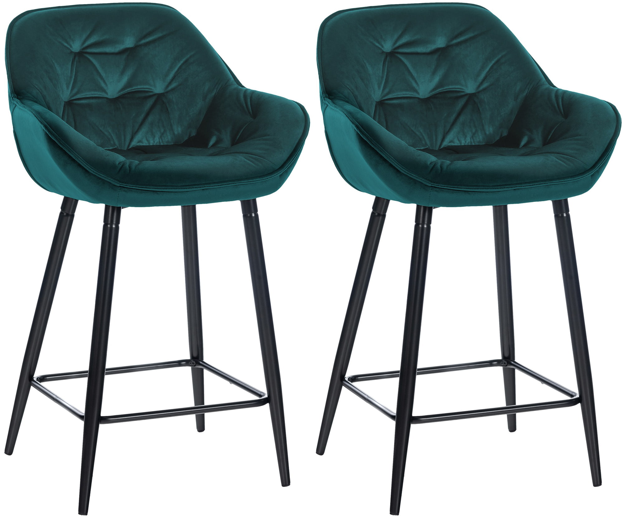 2er Set Barhocker Gibson 76 Samt